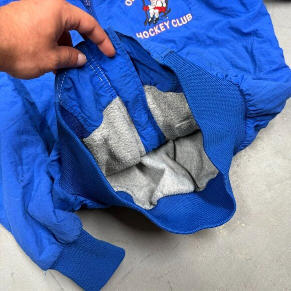 Vintage 1980s Old Diggers Hockey Club Embroidered Zip Up Jacket Large - Picture 7 of 8